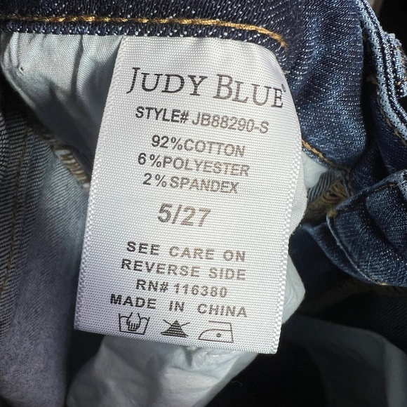 👖|•JUDY BLUE•| Slim Bootcut Stretch Jeans Size 5/27👖 - Picture 5 of 5